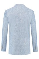 Colbert linnen-katoen lichtblauw