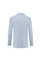 Colbert linnen-katoen lichtblauw