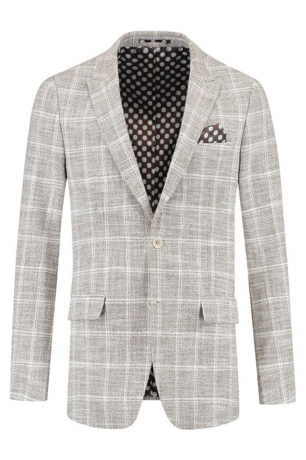 Colbert linnenkatoen ruit