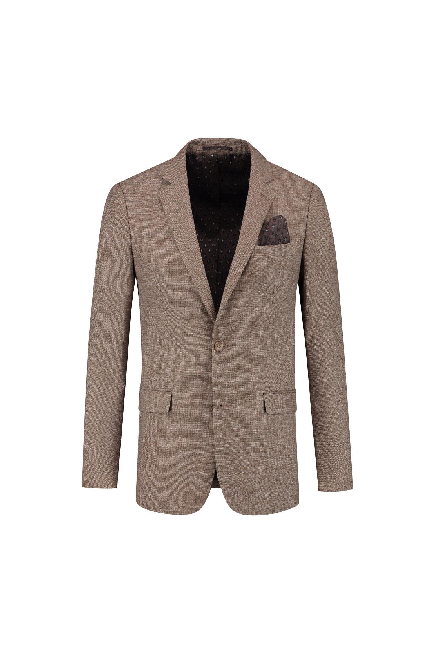 Colbert linnenlook bruin