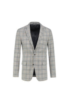 Colbert overruit grijs-brique