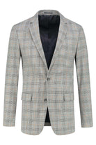 Colbert overruit grijs-brique