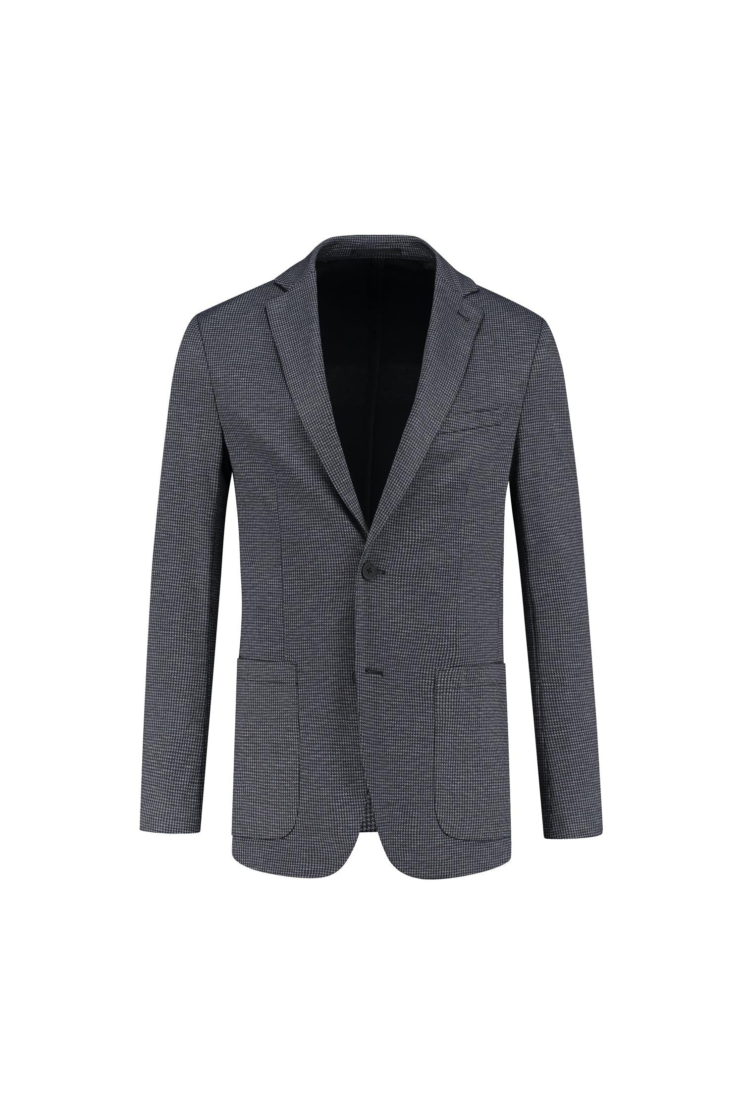 Colbert pied-de-poule navy