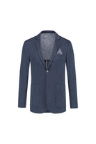 Colbert print blauw