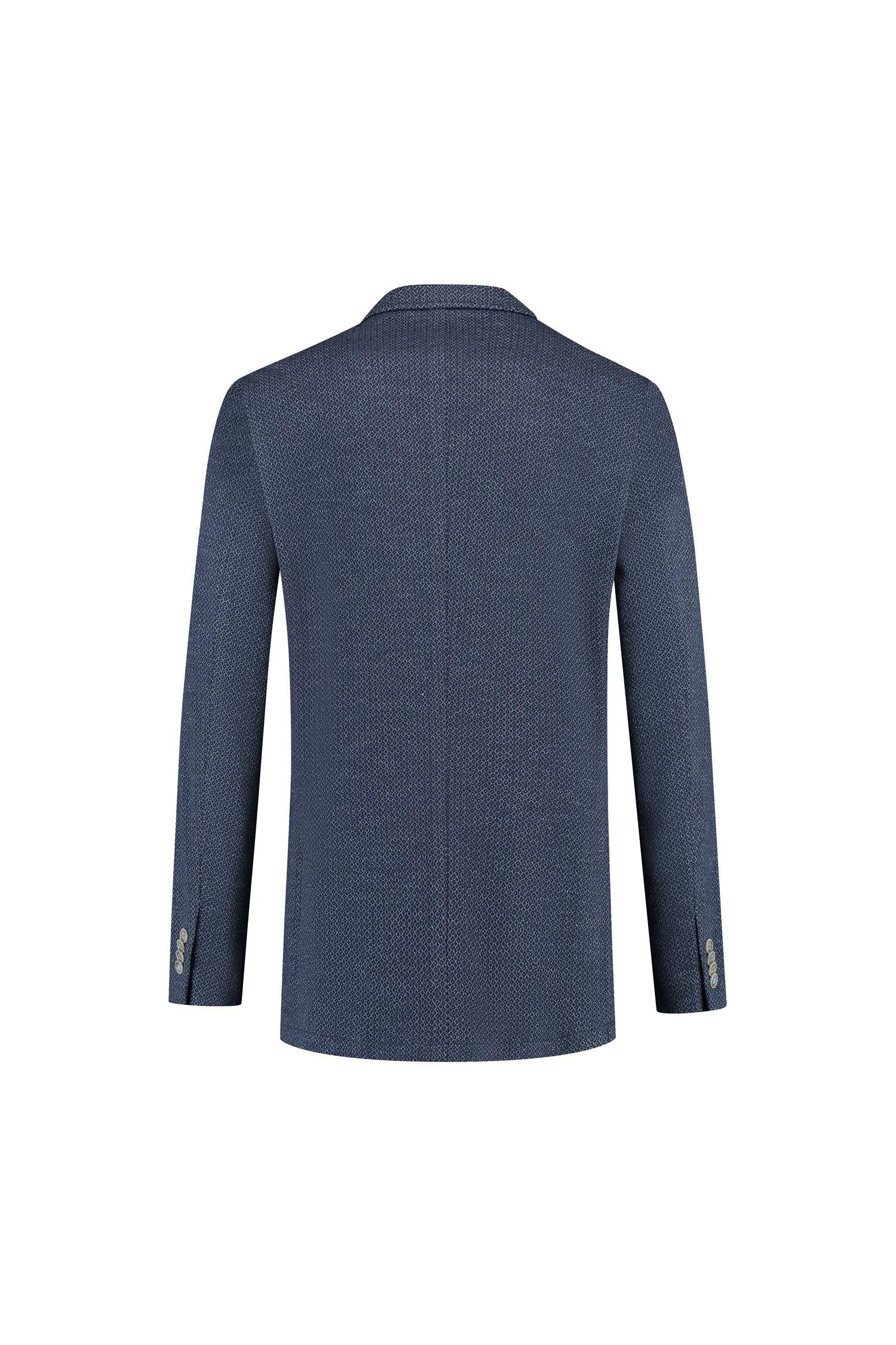 Colbert print blauw