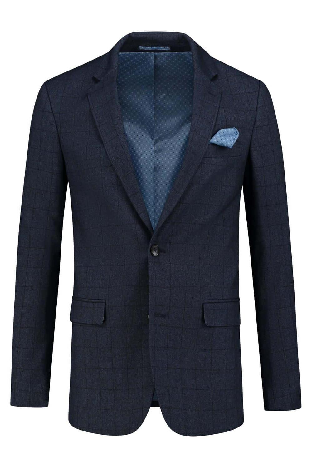 Colbert ruit blauw