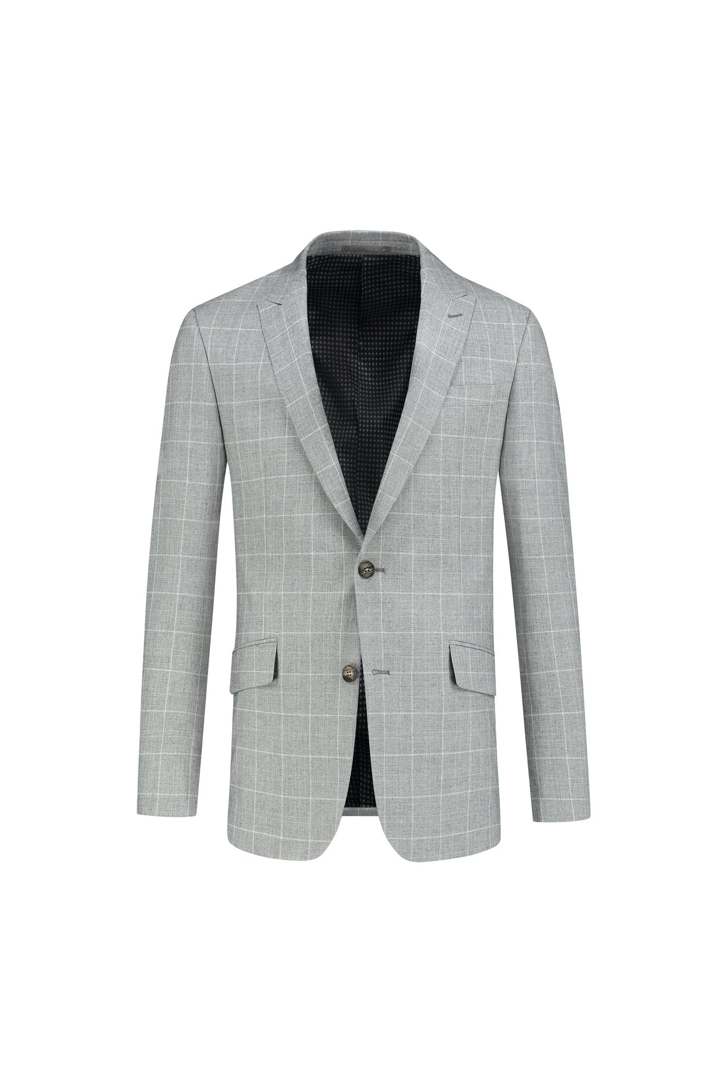 Colbert ruit lichtgrijs