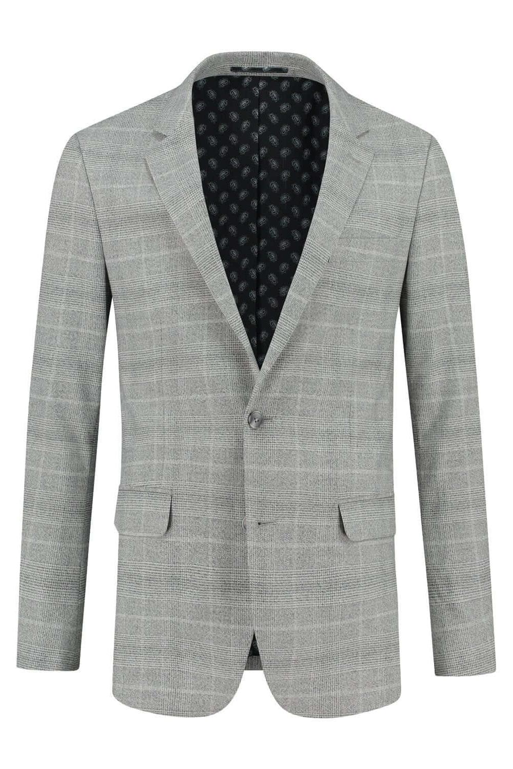 Colbert ruit lichtgrijs