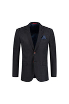 Colbert structuur koperblauw