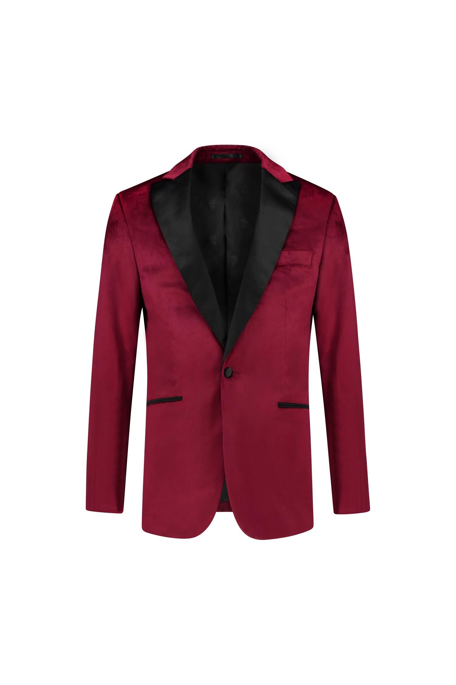 Dinnerjacket velvet burgundy