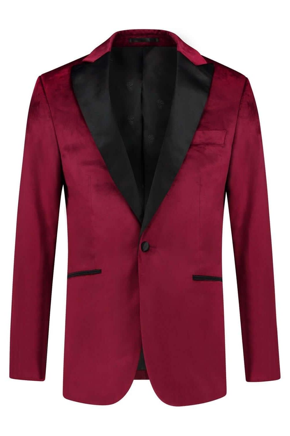 Dinnerjacket velvet burgundy