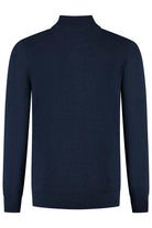 Full zip two-tone navy