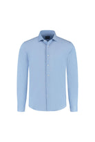 GENTS knit pique lichtblauw