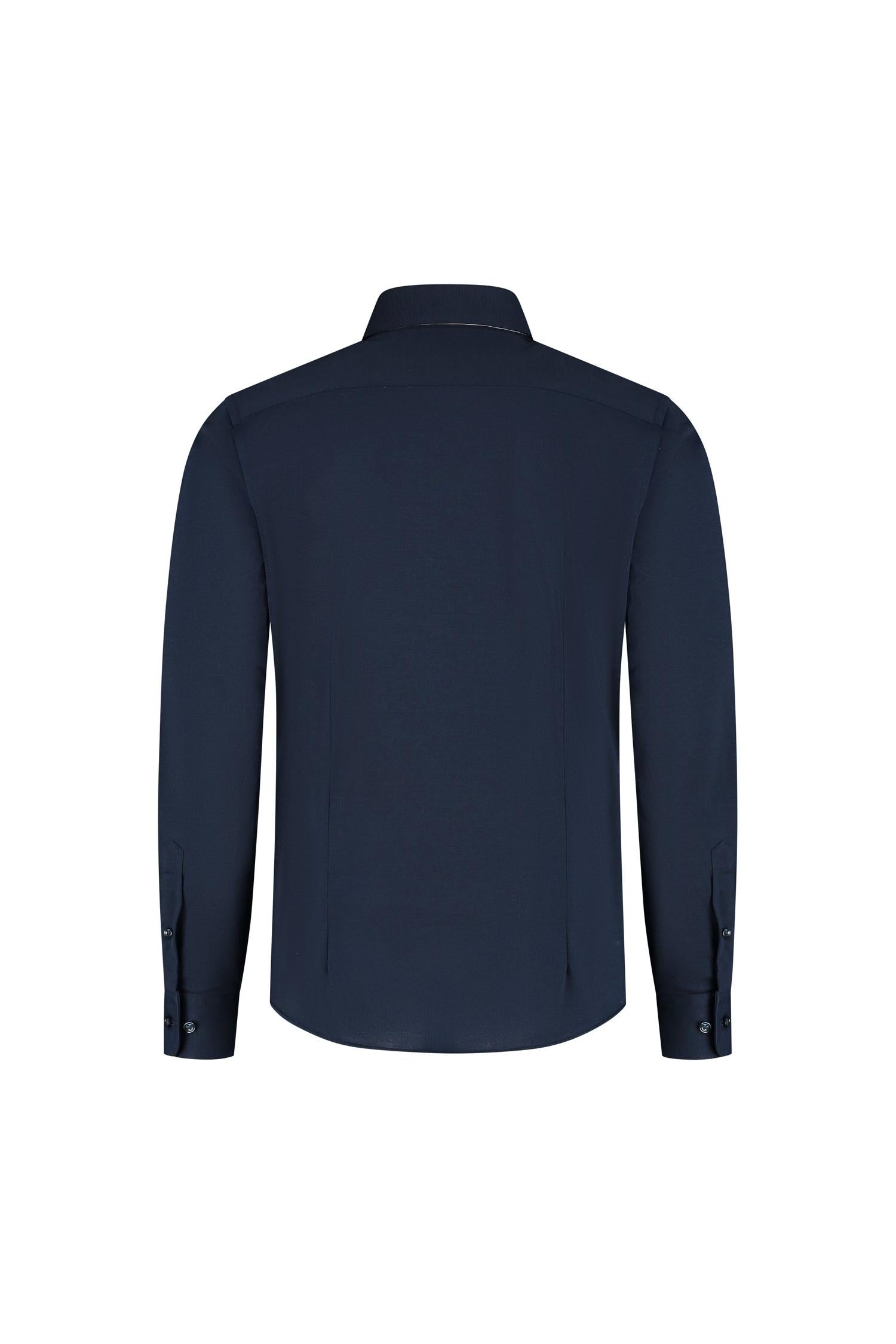 GENTS knit pique navy