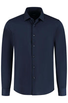 GENTS knit pique navy