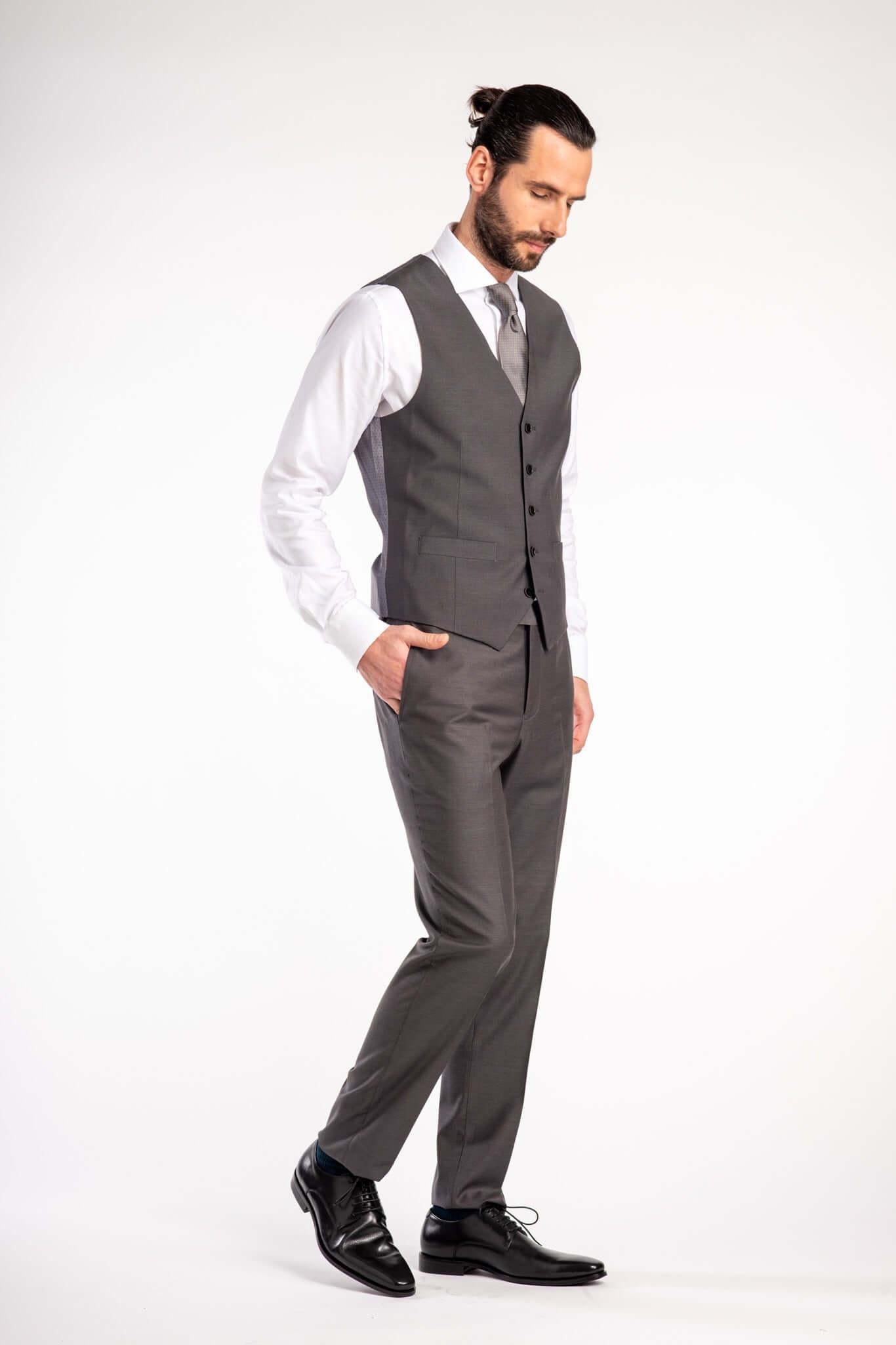 Pak wolblend - grijs