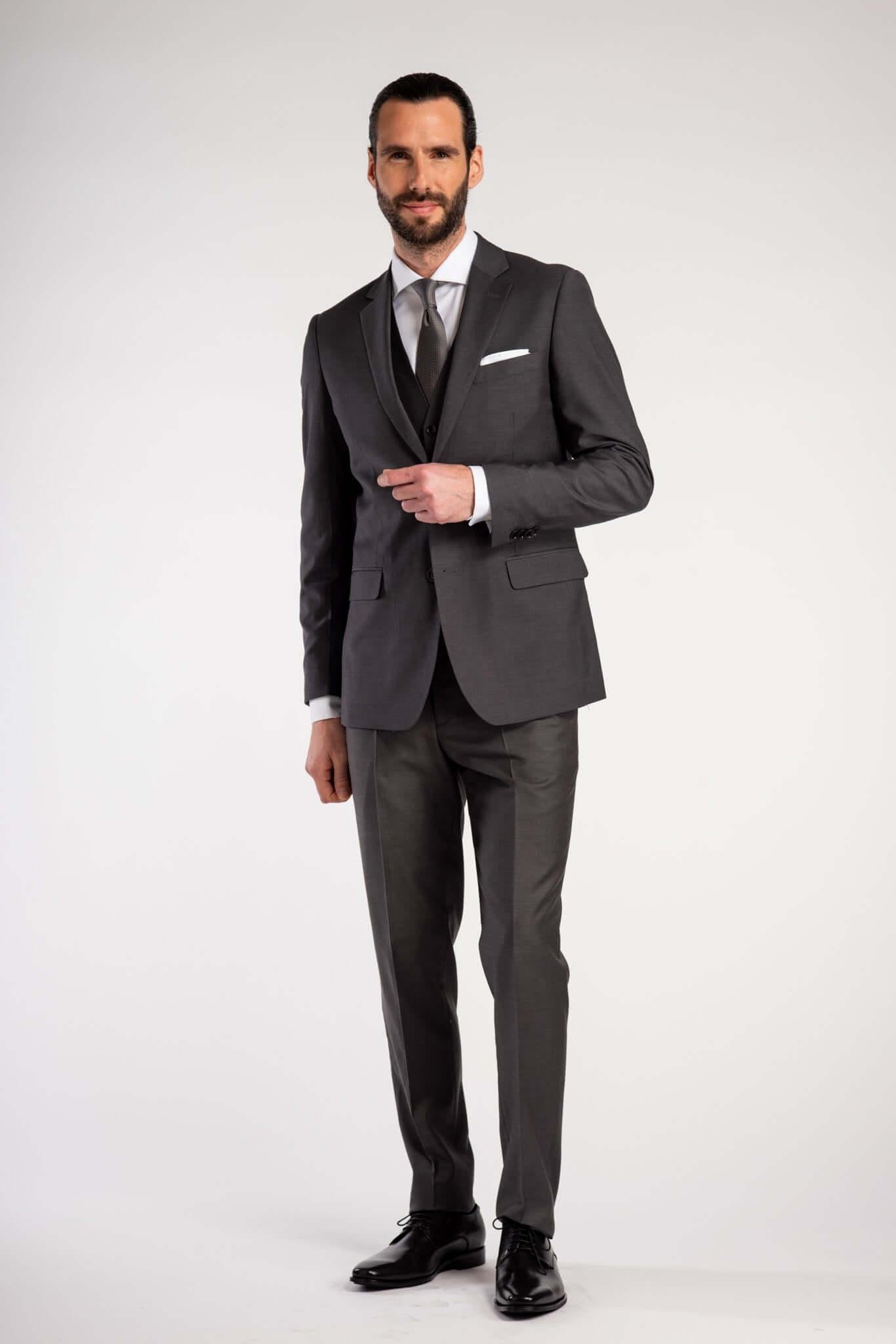 Pak wolblend - grijs