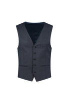 Gilet Wol blauw MixMatch