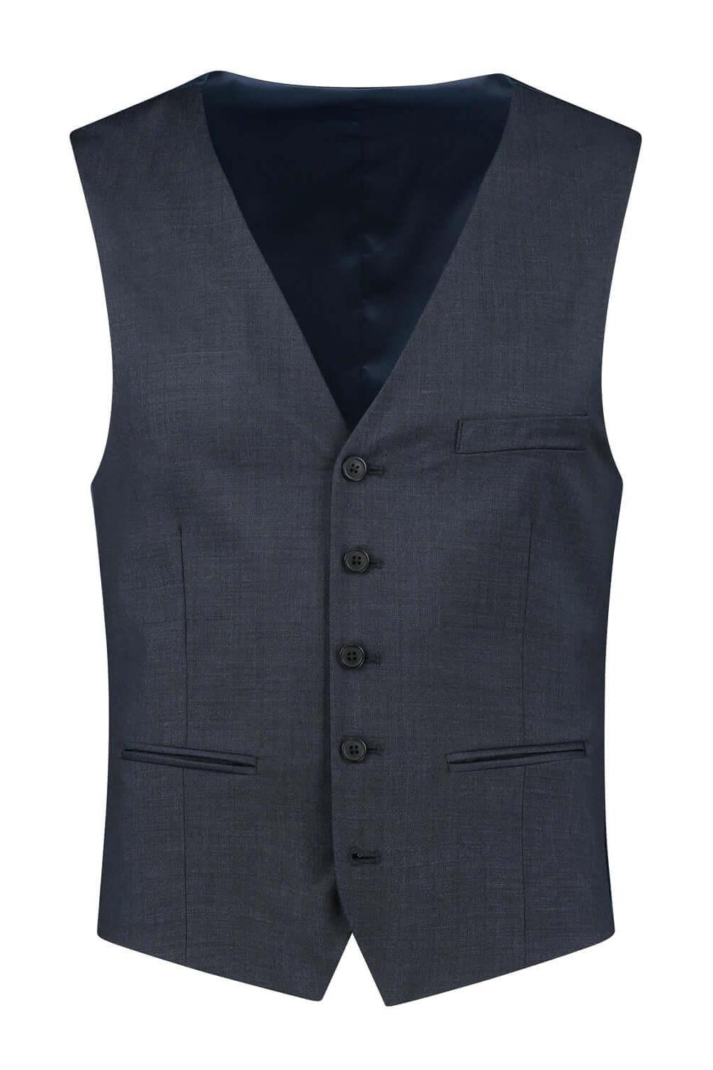 Gilet Wol blauw MixMatch