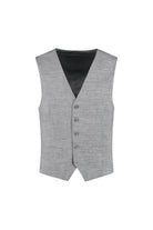 Gilet linnenlook grijs