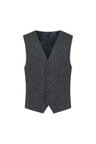 Gilet melange navy