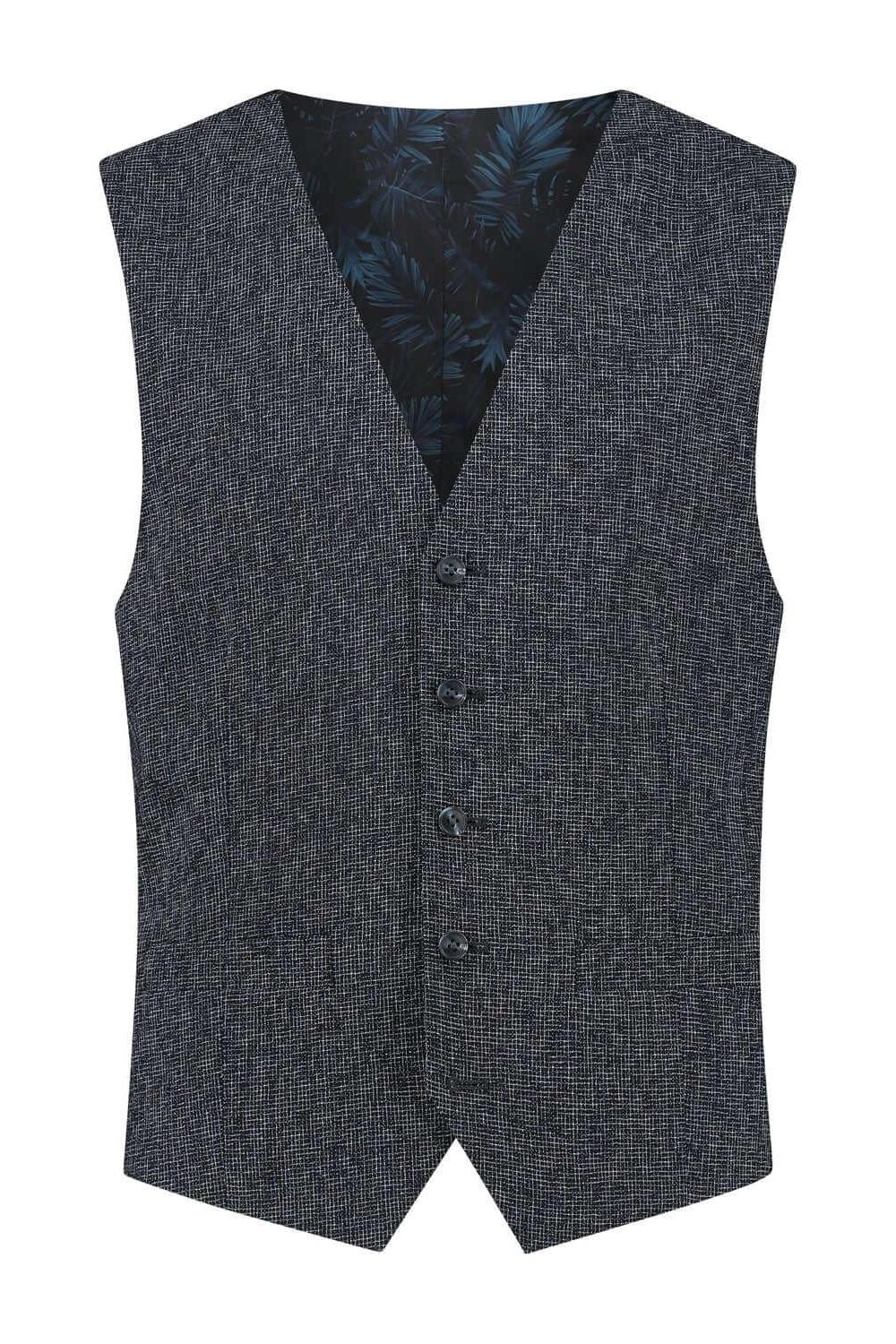 Gilet melange navy