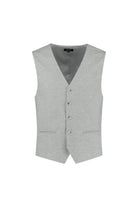 Gilet slubgaren beige