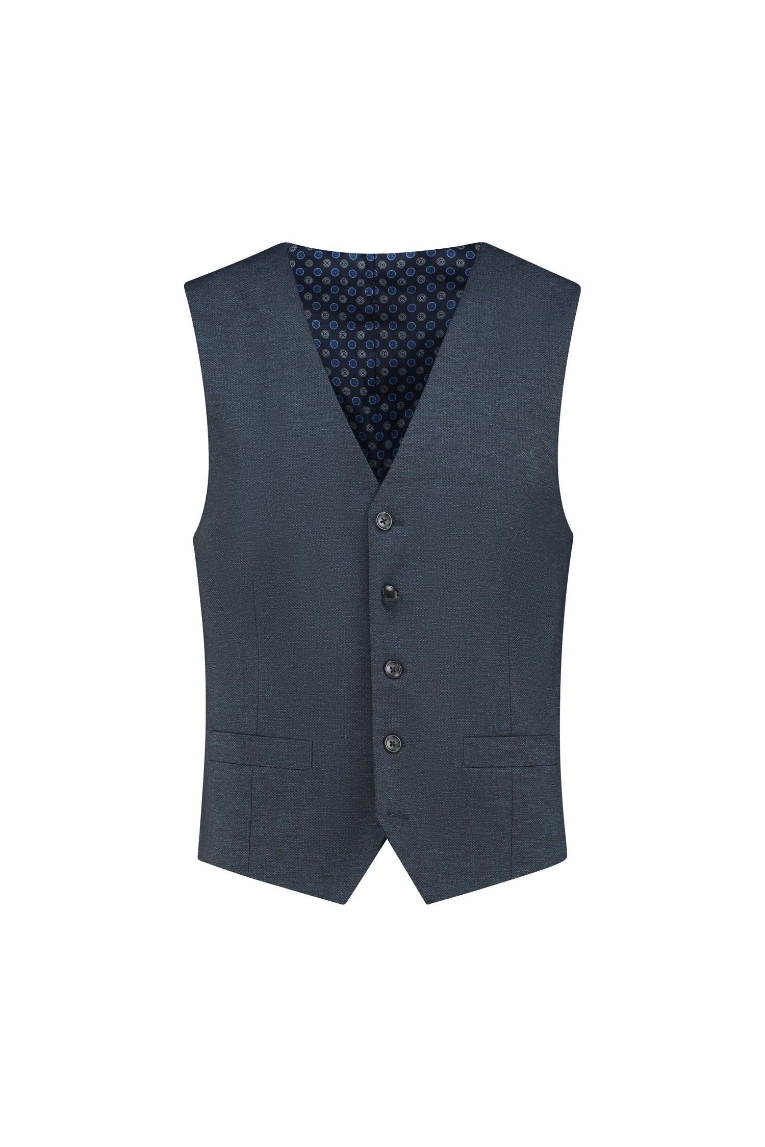 Gilet stretch blauw