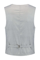 Gilet windowpane grijs