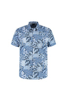 Korte mouw patch bloemprint