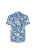 Korte mouw patch bloemprint