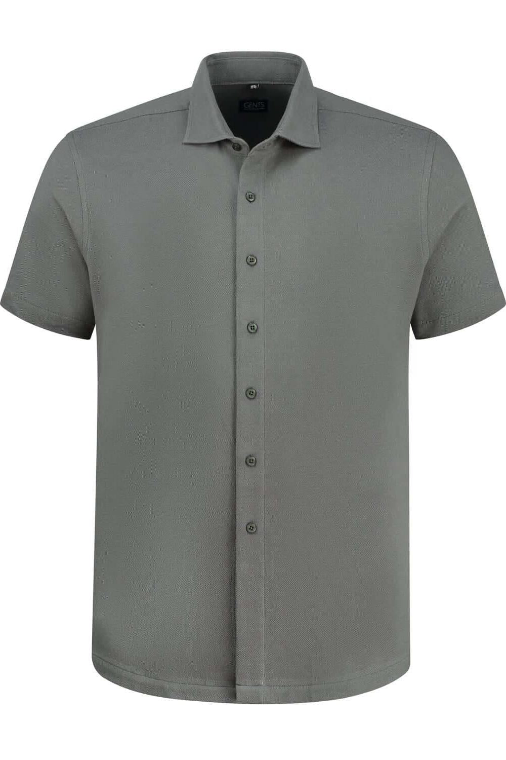 Korte mouw pique groen