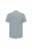 Korte mouw print blauw-groen