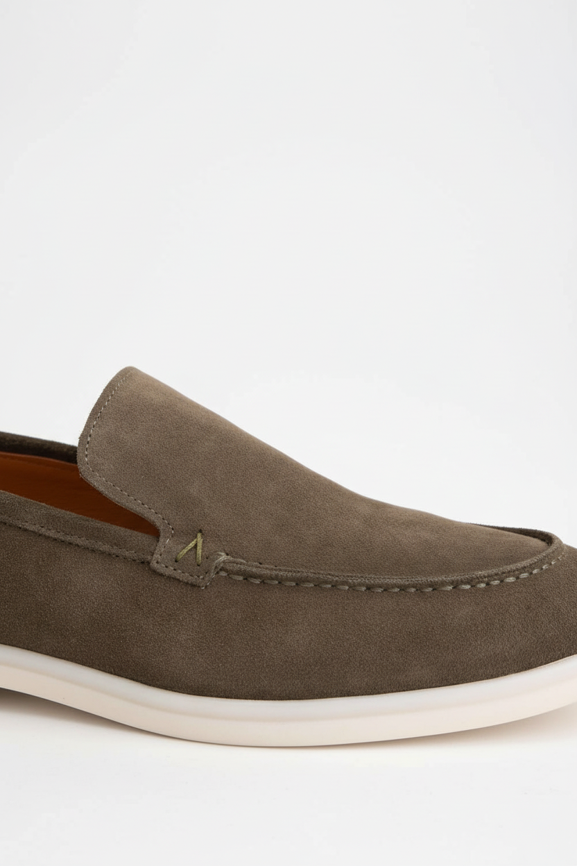 Loafer suede groen
