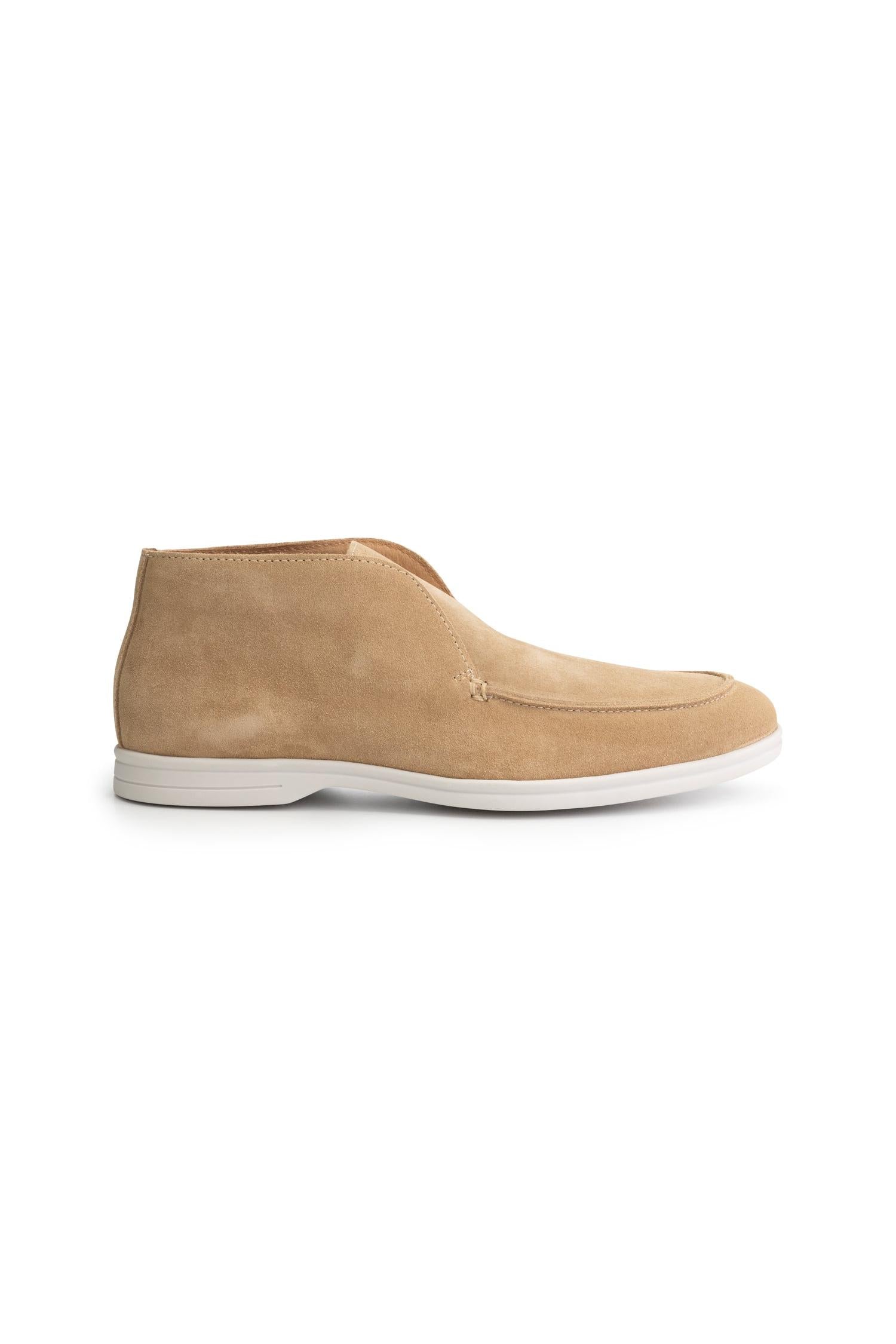 Loafer suede hoog zand