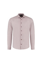 Overhemd Blumfontain miniruit bordeaux