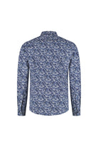 Overhemd Blumfontain paisleyprint blauw