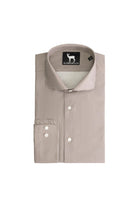 Overhemd Blumfontain pied-de-poule taupe