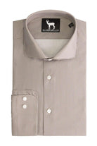 Overhemd Blumfontain pied-de-poule taupe