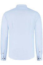 Overhemd Blumfontain structuur blauw