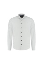 Overhemd Blumfontain uni structuur grijs