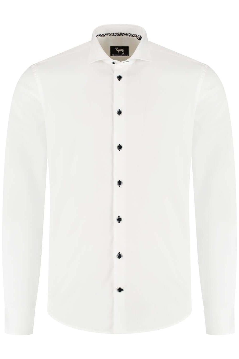 Overhemd Blumfontain uni wit