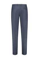 Pak 2-delig birdseye structuur blauw