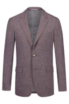 Pak 3-D linnenlook rozijn rood