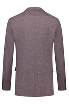 Pak 3-D linnenlook rozijn rood