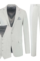 Pak 3-D structuur lichtgrijs