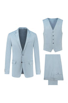 Pak 3-D wolmix ijs-blauw