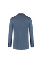 Pak krijtstreep denimblauw