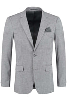 Pak linnenlook grijs 3-delig