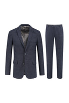 Pak ruit stretch blauw